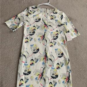 Brand new boutique dress 12pm by Mon Ami size 8 great modest floral pattern